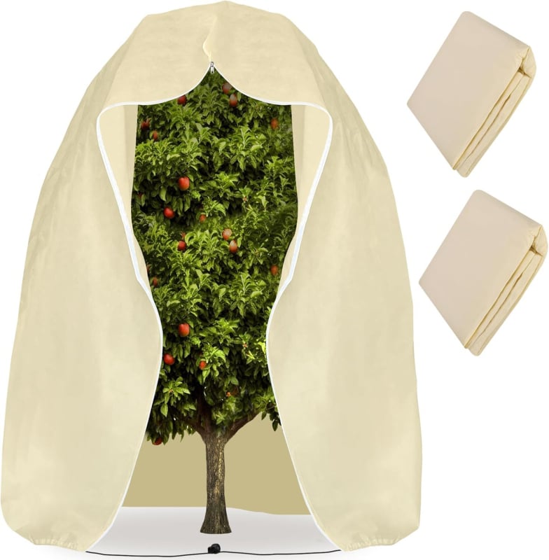 Acoperire izolatoare pentru plante și copaci; material plastic; izolație termică și protecție împotriva înghețului