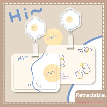 Visszahúzható nyakpánttal ellátott igazolvány-tartó – karikatúra orvos/személyzet dizájn, ABS anyag, semleges nem, mindennapi használat, őszi 2020