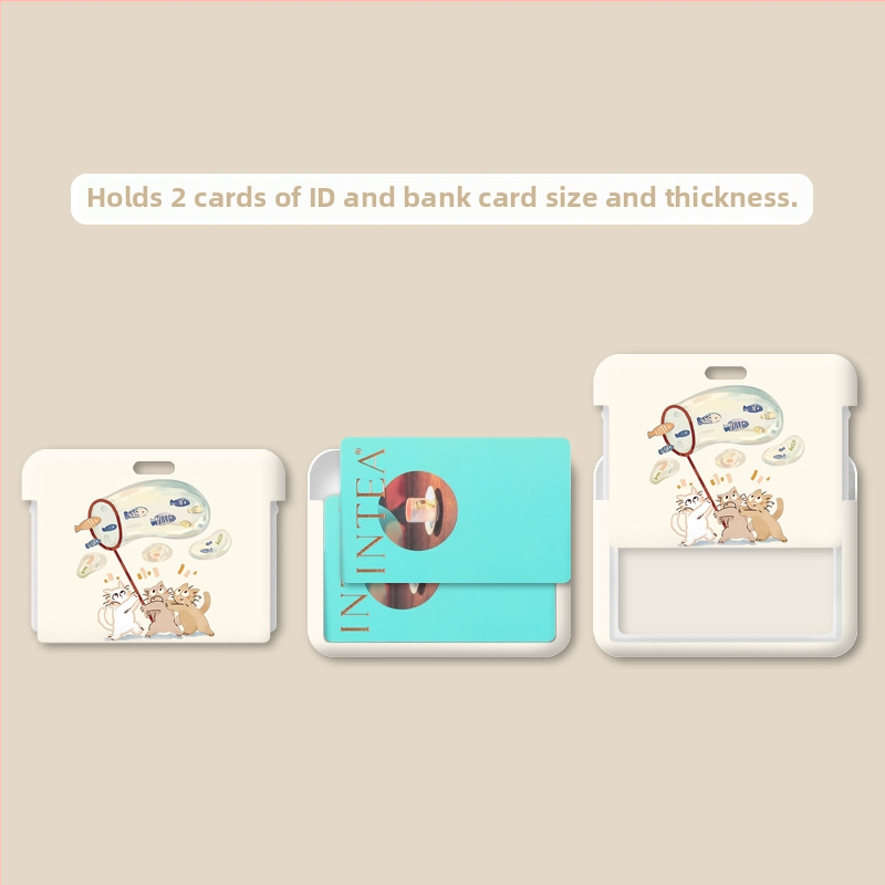 Visszahúzható nyakpánttal ellátott igazolvány-tartó – karikatúra orvos/személyzet dizájn, ABS anyag, semleges nem, mindennapi használat, őszi 2020