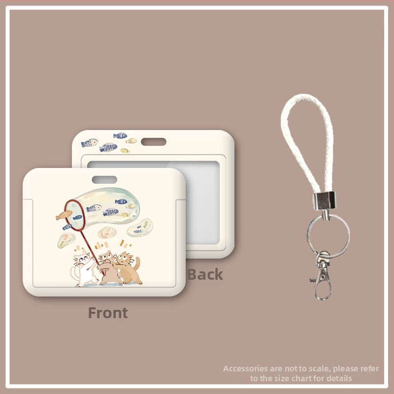 Visszahúzható nyakpánttal ellátott igazolvány-tartó – karikatúra orvos/személyzet dizájn, ABS anyag, semleges nem, mindennapi használat, őszi 2020