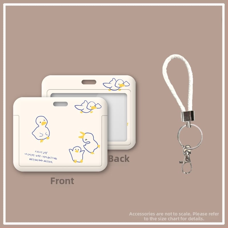 Visszahúzható nyakpánttal ellátott igazolvány-tartó – karikatúra orvos/személyzet dizájn, ABS anyag, semleges nem, mindennapi használat, őszi 2020