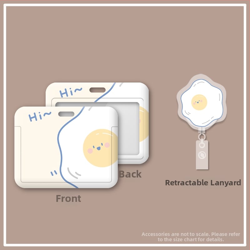 Visszahúzható nyakpánttal ellátott igazolvány-tartó – karikatúra orvos/személyzet dizájn, ABS anyag, semleges nem, mindennapi használat, őszi 2020