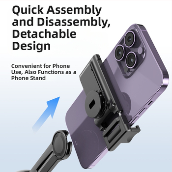 Gimbal za mobitel s AI praćenjem lica, 360° stolni nosač, univerzalna kompatibilnost, bez aplikacije, težina 248 g, Tokqi/Tuoyi P03