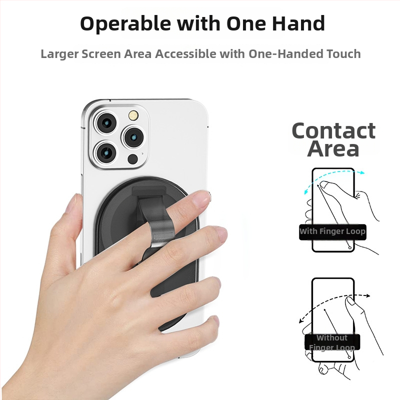 Δαχτυλίδι στήριξης για τηλέφωνο με μαγνητικό επιτραπέζιο στήριγμα MagSafe, συμβατό με iPhone 15/14/13