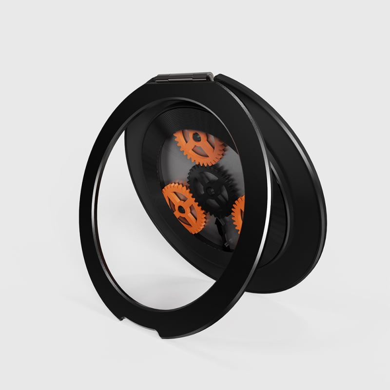 Suport de birou pentru telefon cu inel magnetic MagSafe, etichetă pentru spatele carcasei, rotație la 360°, ultra-subțire