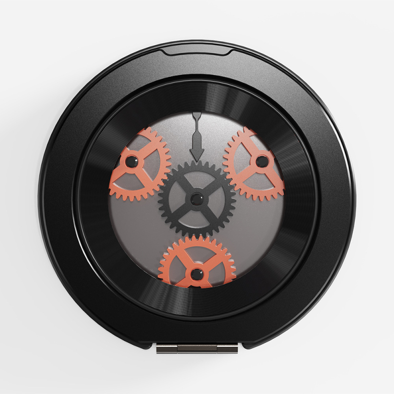 Suport de birou pentru telefon cu inel magnetic MagSafe, etichetă pentru spatele carcasei, rotație la 360°, ultra-subțire