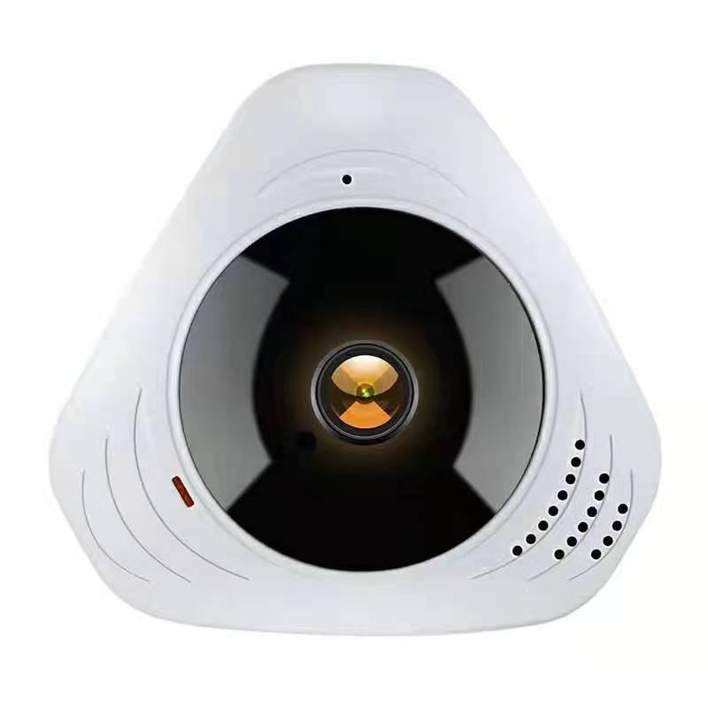 Cameră Wi-Fi wireless pentru interior, cu fisheye panoramic de 360°, obiectiv 2.8mm, 960P HD, vizualizare IR până la 10m, alimentare 5V
