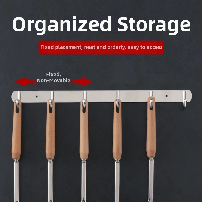 Bezbušični 304 nehrđajući čelični kukovi za vrata kuhinje i kupaonice — zidno skladištenje i vješanje odjeće, jednostavan moderni stil, CUPC certifikat