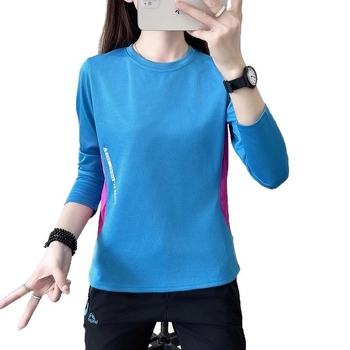 Ženski outdoor sportski T-shirt za ljeto – lagan, brzo upija vlagu, prozračan, s kružnim izrezom, dugim i kratkim rukavima, za planinarenje.