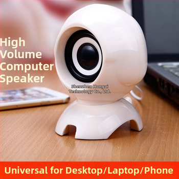 USB asztali mono hangszóró beépített mélynyomóval és erősítővel