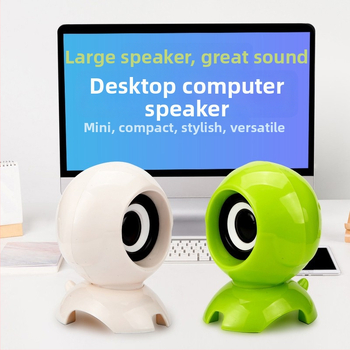 USB asztali mono hangszóró beépített mélynyomóval és erősítővel