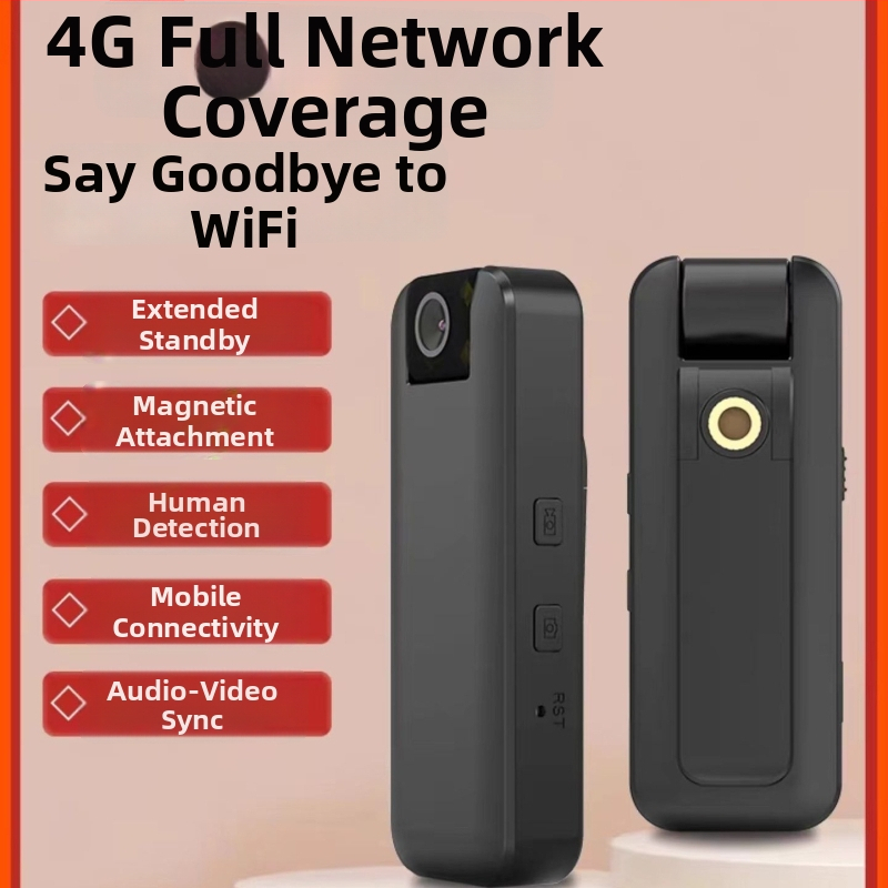 Kamera na hrudník – 10× optický zoom, 1080p záznam, 5 MP senzor, Wi-Fi