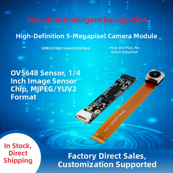 Βιομηχανική USB ευφυής μονάδα κάμερας, 1080p, 2,8 mm εστία, εμβέλεια 0–10 m, ενσωματωμένο μικρόφωνο