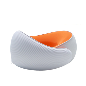 У-образена възглавница за пътуване с паметова пяна, преносима възглавница за врата, подходяща за влак, самолет и автомобил, с бавна възвръщаемост на формата