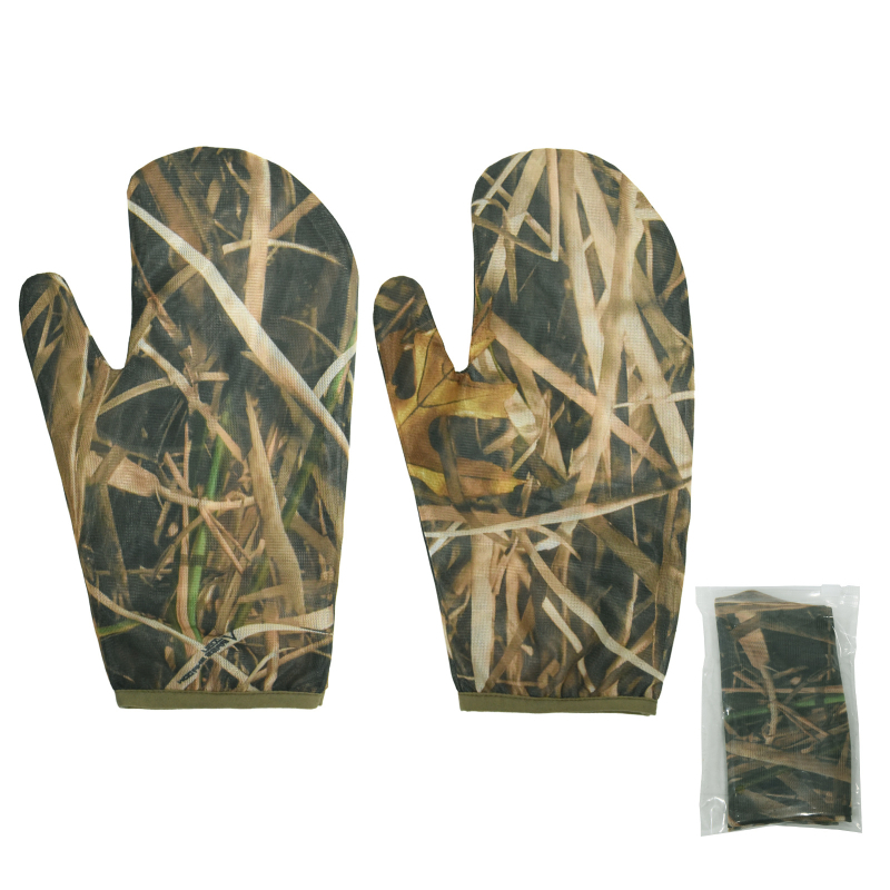 Mănuși de protecție camuflate pentru exterior - Poliester, respirabile și rezistente, model camuflaj, unisex, potrivite pentru vară primăvară toamnă, pentru ciclism, drumeții și pescuit