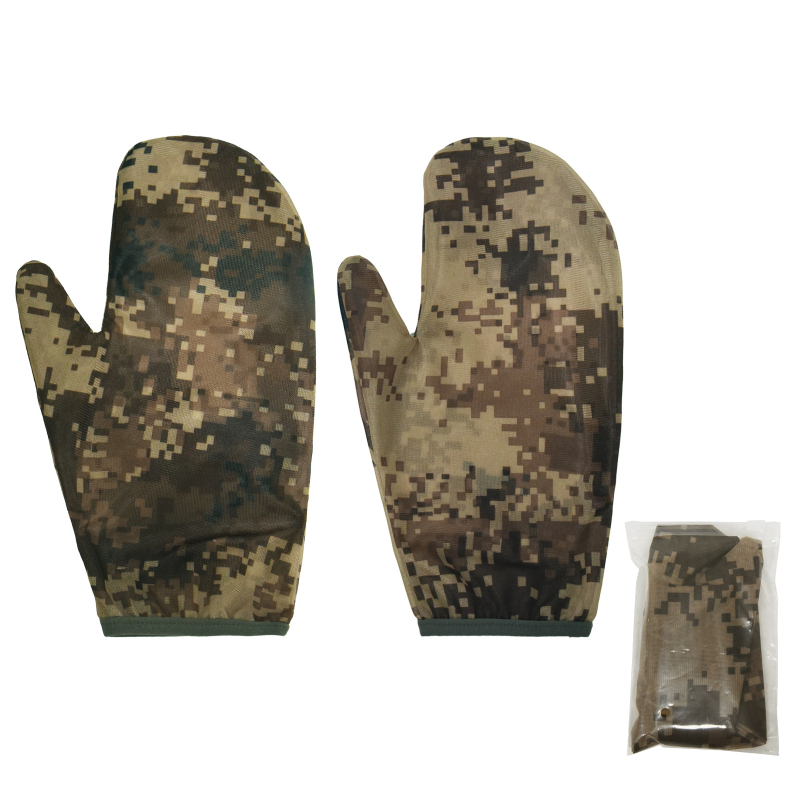 Mănuși de protecție camuflate pentru exterior - Poliester, respirabile și rezistente, model camuflaj, unisex, potrivite pentru vară primăvară toamnă, pentru ciclism, drumeții și pescuit
