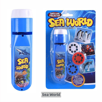 Detský projektor s lampou a zvieracími slidemi - Interaktívna vzdelávacia hračka (ABS) pre vek 4-6 rokov