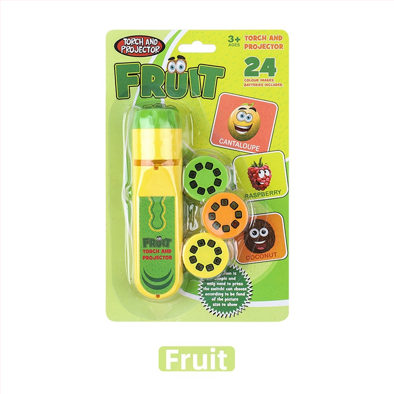 Detský projektor s lampou a zvieracími slidemi - Interaktívna vzdelávacia hračka (ABS) pre vek 4-6 rokov