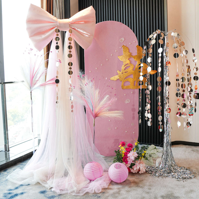 Set decorare spațiu pentru nuntă, stil festiv, fundal pentru living și dormitor, accesorii foto pentru nuntă și logodnă