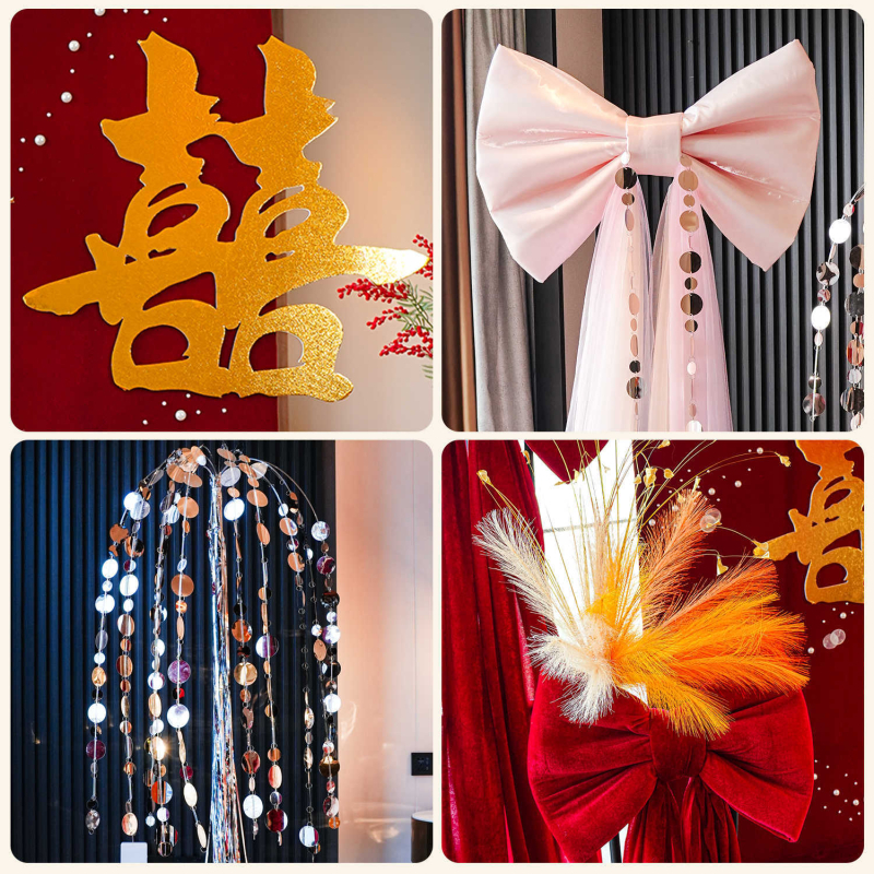 Set decorare spațiu pentru nuntă, stil festiv, fundal pentru living și dormitor, accesorii foto pentru nuntă și logodnă