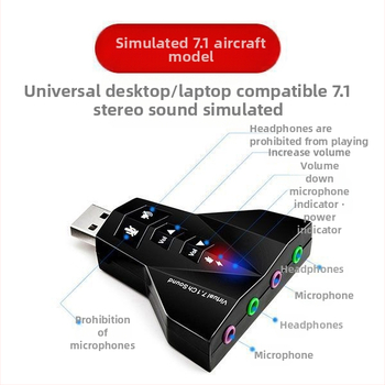 Card de sunet USB extern — compatibil cu Windows 7; fără trezire la distanță; fără gestionare a energiei