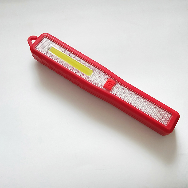 Lumină de lucru portabilă COB cu bază magnetică, pliabilă, alimentată cu baterie, lanternă de urgență multifuncțională