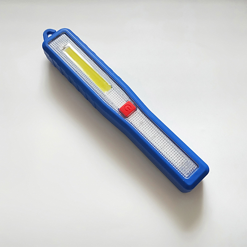 Lumină de lucru portabilă COB cu bază magnetică, pliabilă, alimentată cu baterie, lanternă de urgență multifuncțională