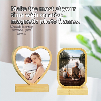 Fotorám z hliníka, nordický štýl, tvar srdca, pre stolný displej, potlač