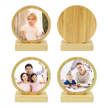 Фоторамка от алуминий, нордически стил, сърцевидна форма, за настолен дисплей, печатно изпълнение