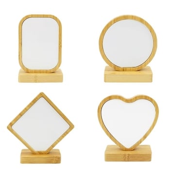 Фоторамка от алуминий, нордически стил, сърцевидна форма, за настолен дисплей, печатно изпълнение