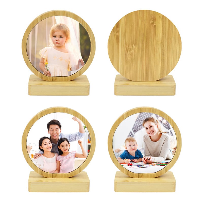 Фоторамка от алуминий, нордически стил, сърцевидна форма, за настолен дисплей, печатно изпълнение