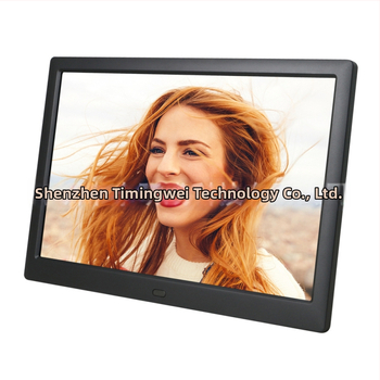 HD digitálny rám na fotky s prehrávaním videa a hudby, 1280x800, JPEG podpora, SD/USB/MMC, ABS telo