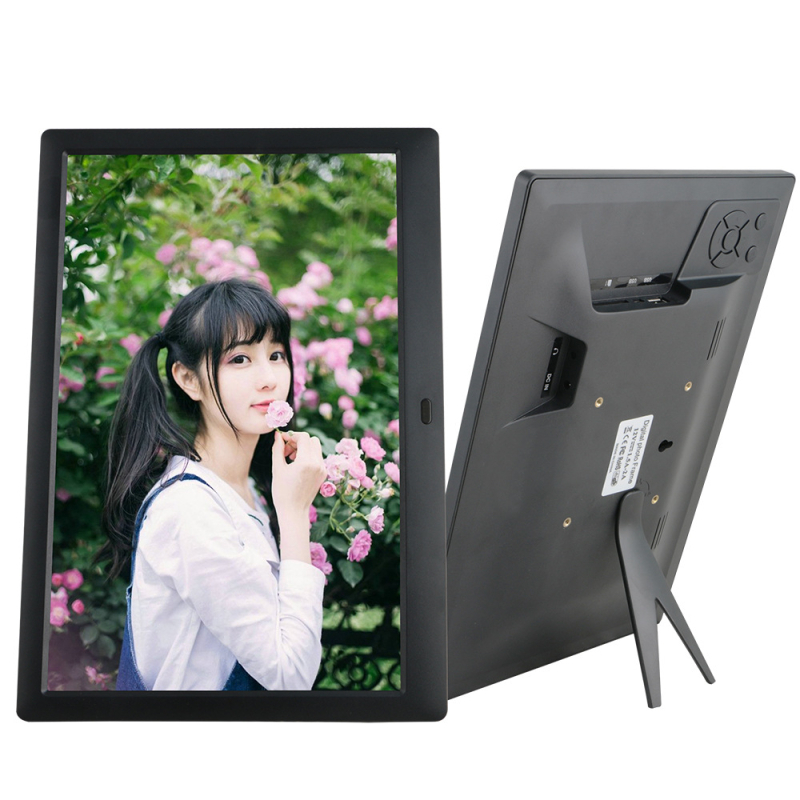 HD ψηφιακή κορνίζα φωτογραφιών με αναπαραγωγή βίντεο και ήχου, ανάλυση 1280x800, υποστήριξη JPEG, SD/USB/MMC, ABS περίβλημα