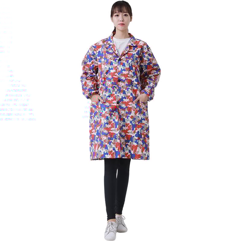 Palto de lucru pentru bărbați, imprimeu camuflaj, primăvară-vară, mâneci lungi, rezistent la uzură și murdărie, material corduroy, din in