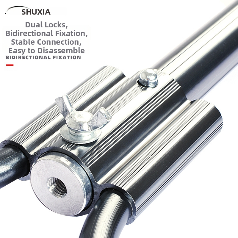 Гигантска алуминиева уловна мрежа за риба с гъста мрежа, глава Ø50/60/70 cm, дълбочина 75–115 cm, дебела мрежа, товароносимост 1.0–15 kg