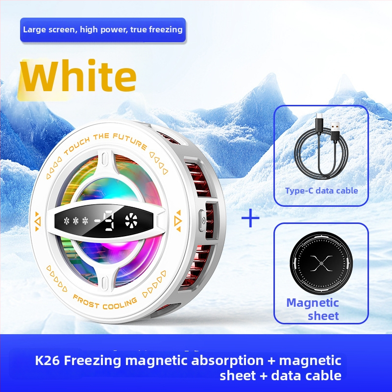 Hlađenje za mobitel s magnetskim stražnjim klipom — 2-u-1, model X26, snaga 15W, težina 150 g, materijal plast + legura, sučelje TYAP-C
