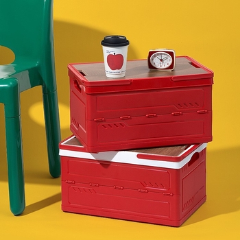 Αναδιπλώσιμο κουτί αποθήκευσης PP, με καπάκι, φορητό, πολλαπλών χρήσεων