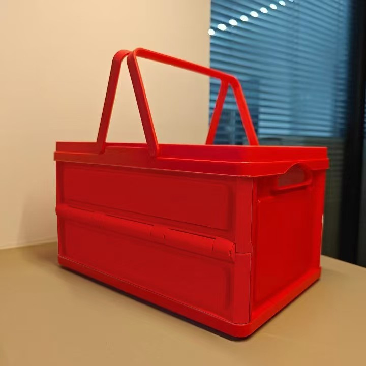 Αναδιπλώσιμο κουτί αποθήκευσης PP, με καπάκι, φορητό, πολλαπλών χρήσεων