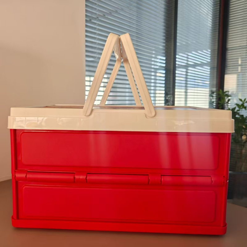 Αναδιπλώσιμο κουτί αποθήκευσης PP, με καπάκι, φορητό, πολλαπλών χρήσεων