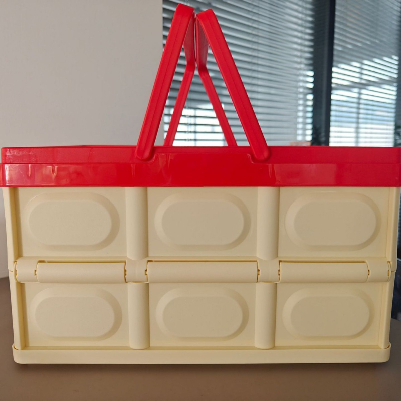 Αναδιπλώσιμο κουτί αποθήκευσης PP, με καπάκι, φορητό, πολλαπλών χρήσεων