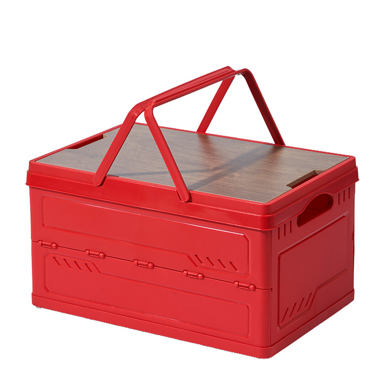 Αναδιπλώσιμο κουτί αποθήκευσης PP, με καπάκι, φορητό, πολλαπλών χρήσεων