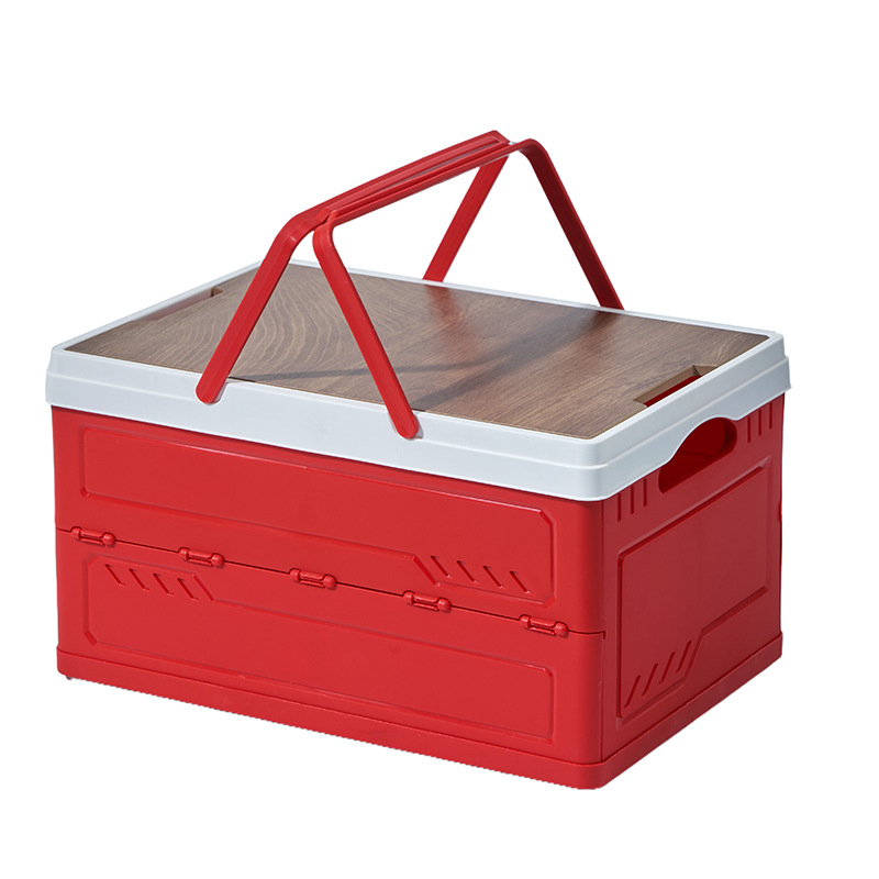 Αναδιπλώσιμο κουτί αποθήκευσης PP, με καπάκι, φορητό, πολλαπλών χρήσεων