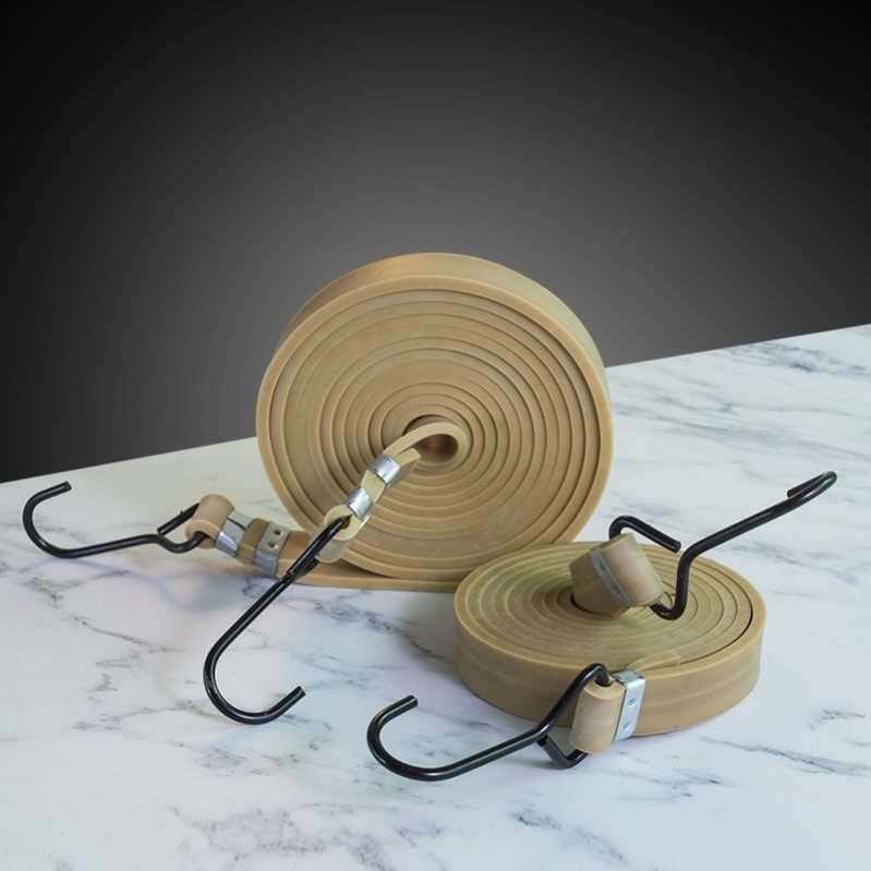 Șnur elastic pentru motocicletă cu cârlig dublu și clemă mare întărită pentru suportul de pe coada bicicletei electrice