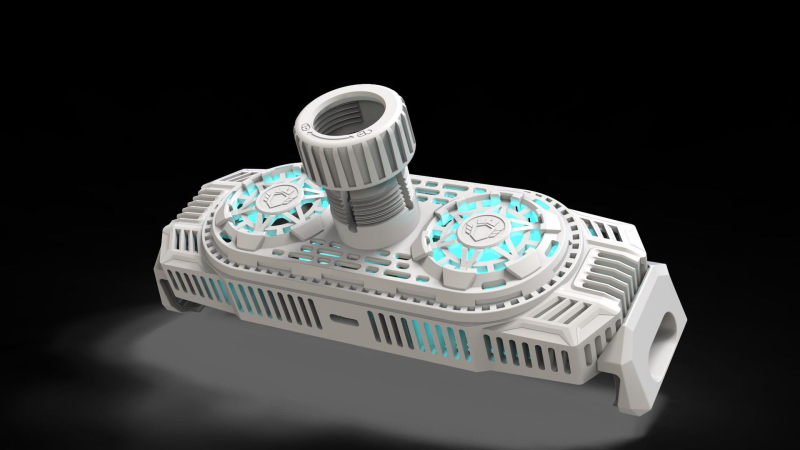 Suport de răcire pentru telefoane mobile și tablete cu răcire semiconductoare dual-core – funcționare foarte silențioasă, suport de birou, Model S188, 15W, 105g, ABS+PC