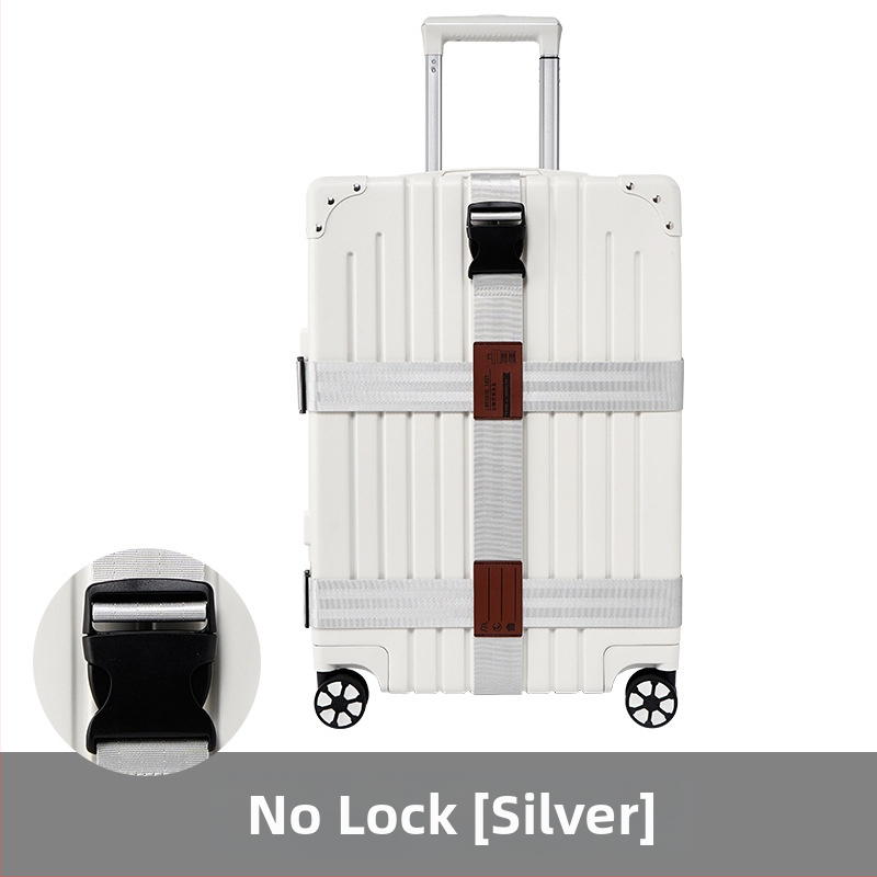 Pojas za prtljagu od najlona, križnog dizajna, protiv krađe, fiksne kopče, brava s kodom za carinu