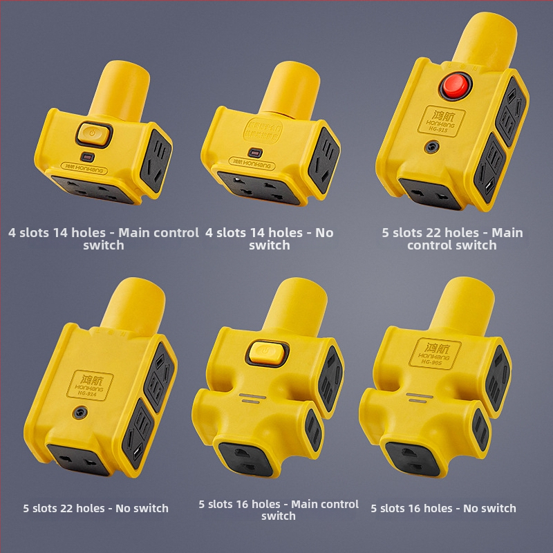 Priemyselná vysokovýkonná zásuvka s indikačnou lampou, CCC certifikátom.