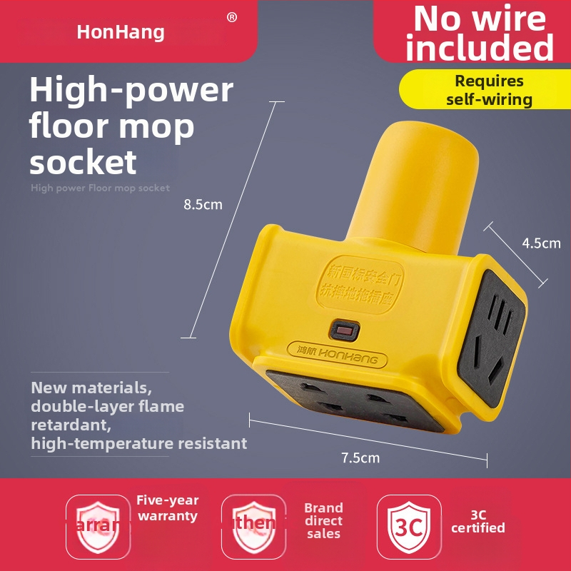 Priemyselná vysokovýkonná zásuvka s indikačnou lampou, CCC certifikátom.