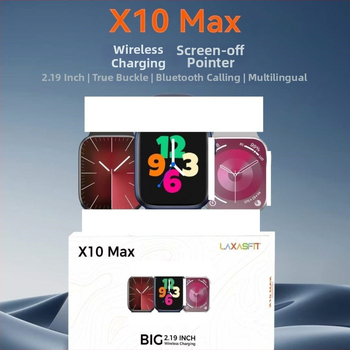 X10 Max pametni sat s Bluetooth pozivima, praćenjem otkucaja srca i krvnog tlaka, brojanje koraka i praćenje sna