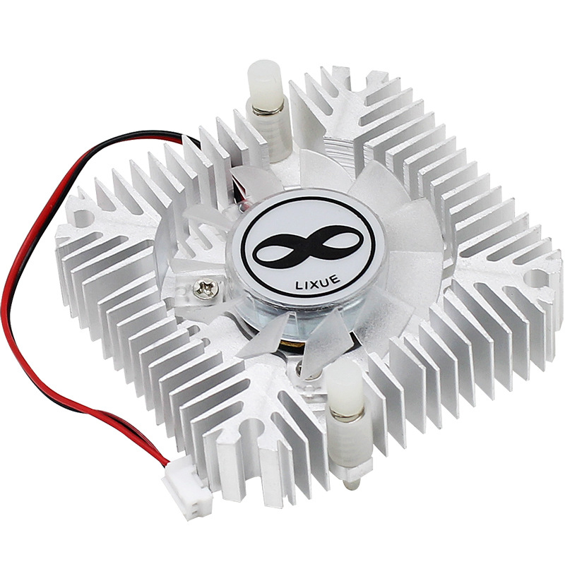 Alumíniumból készült grafikus kártya hűtő, olajos csapágy, 4300 RPM, 10 dB zaj