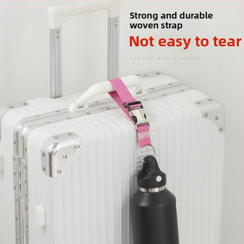 Pojas za prtljagu s metalnom prstenom i kukom | Golden Eagle | Materijal: Metal; Funkcija: Proširenje, Smanjenje opterećenja; Izdanje: Jesen 2024